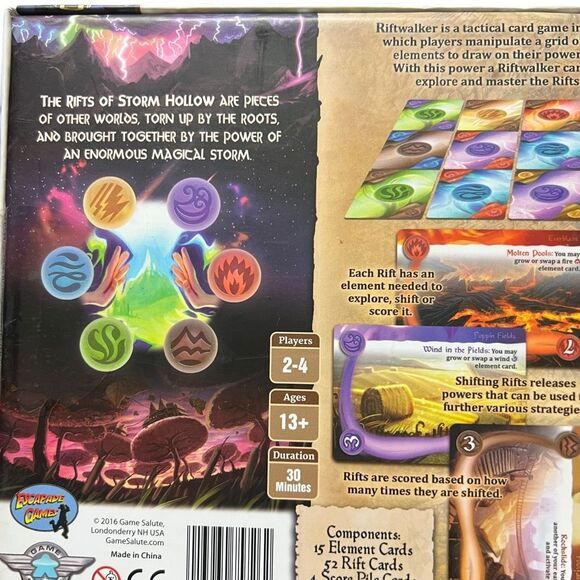Riftwalker: A Storm Hollow Card Game 2016 Game Salute NEW IN SEALED BOX - Picture 3 of 7